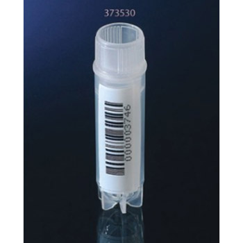 Cryo Tubes 內旋蓋，條形碼標記